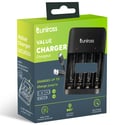 Зарядно за 4 акумулаторни батерии АА / ААА - Uniross Value с USB-C
