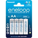 4 Акумулаторни батерии Panasonic Eneloop AA 2000 mAh - 1.2V