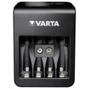 Зарядно за акумулаторни батерии VARTA Plug Charger+ с 4 батерии AA 2100 mAh и слот за 9V батерия