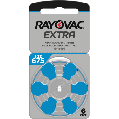 Батерии за слухов апарат 675 Extra Advance - Rayovac