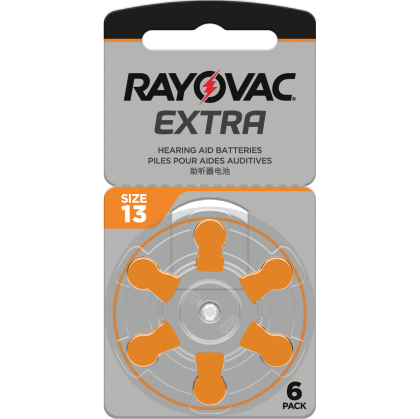 6 Батерии за слухов апарат 13 Extra Advance - Rayovac