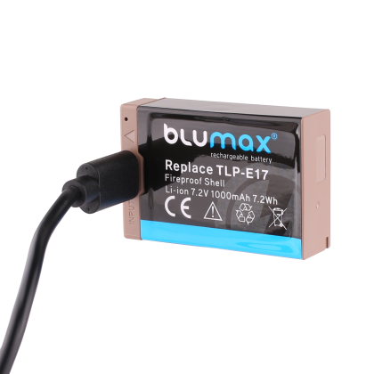 Батерия за видеокамера Canon LP-E17 + Type C 1000 mAh