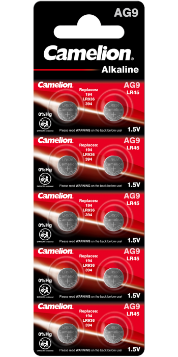 Алкални батерии AG9 Camelion - LR936 - 394 - 936
