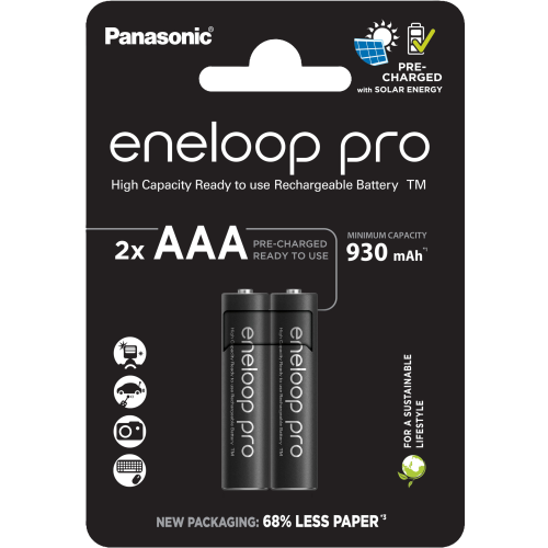 Акумулаторни батерии Panasonic Eneloop Pro AAA 930 mAh - 1.2V