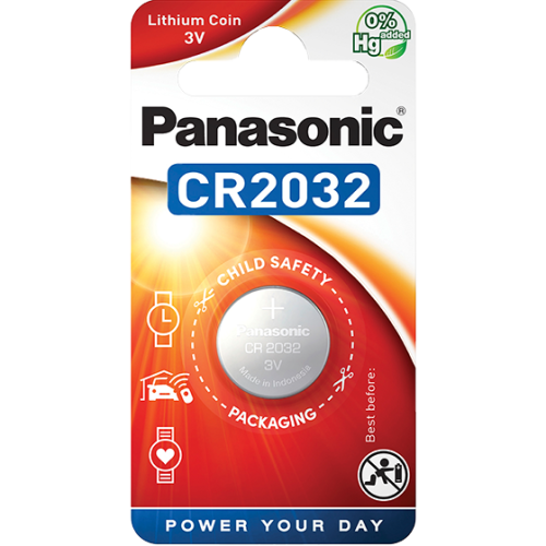 Литиеви батерии CR2032 Panasonic CR2032 - 3V
