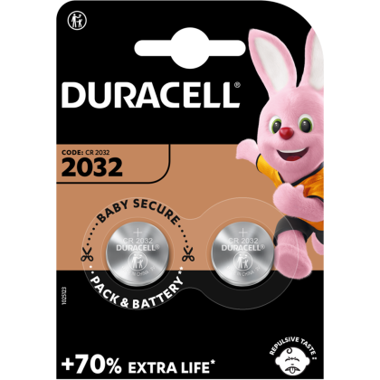 Литиеви батерии CR2032 Duracell DL2032 - 3V