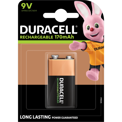 Акумулаторна батерия 9V Duracell 9V - 170 mAh