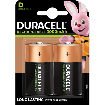 Акумулаторни батерии D Duracell D - 3000 mAh - 1.2V